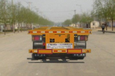 Chuanteng  HBS9352TJZG Container transport semi-trailer