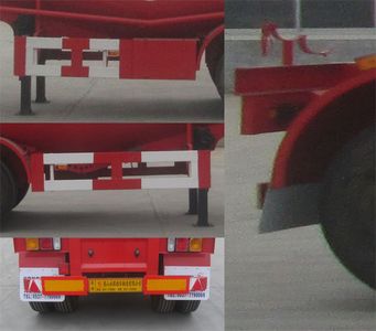 Guangke brand automobiles YGK9400GXH Lower ash semi-trailer