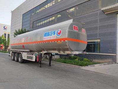 Hehai Mingzhu  MZC9408GYY Aluminum alloy oil transport semi-trailer