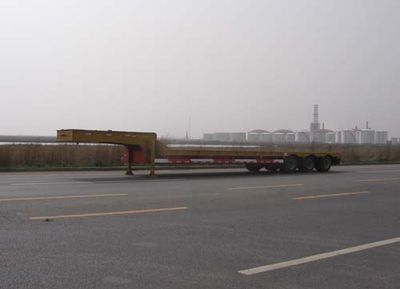 CIMC ZJV9401TDPYK Low flatbed transport semi-trailer