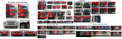 Huatong brand automobiles HCQ5180TQZZZ6 Obstacle clearing vehicle