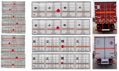 Shunde  SDS5264XRQDF6 Flammable gas box transport vehicle