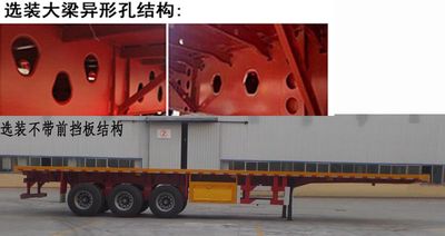 Liangben  WRQ9400TPB Flat transport semi-trailer