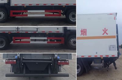 Cheng Li  CL5120XRQ6BXW Flammable gas box transport vehicle