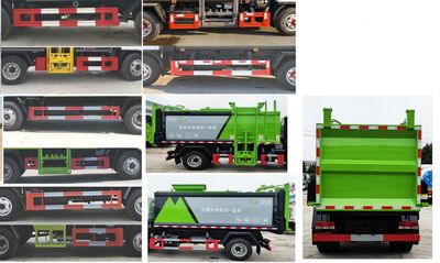 Haotian Xingyun  HTX5070ZZZEL6 Hydraulic Lifter Garbage truck 