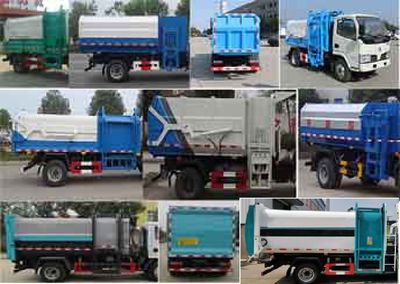 Haotian Xingyun  HTX5070ZZZEL6 Hydraulic Lifter Garbage truck 