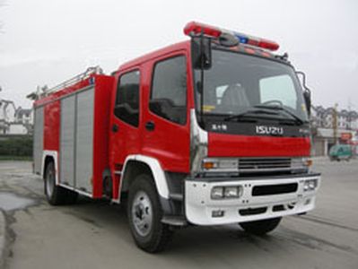 Chuanxiao brand automobiles SXF5160GXFSG55W Water tank fire truck