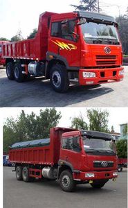 Jiefang Automobile CA3257P2K2T1EA80 Flat head diesel dump truck