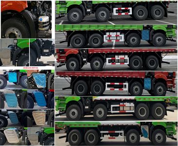 Jiefang Automobile CA3310P66K24L3T4AE6 Flat head diesel dump truck