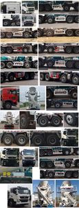 Qingzhuan  QDZ5314GJBZHTX30E1 Concrete mixing transport vehicle