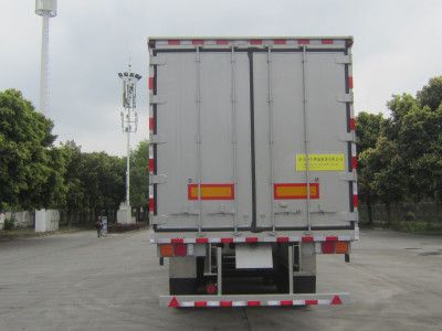 Meilong  TSZ9402XXY Aluminum alloy box transport semi-trailer