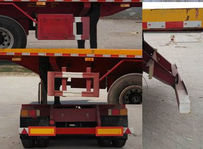 Liangyi  TYK9400ZZXP Flat dump semi-trailer