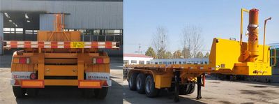 Liangyi  TYK9400ZZXP Flat dump semi-trailer