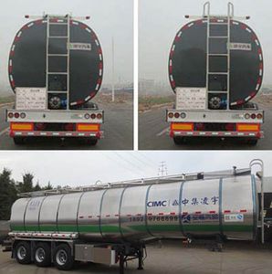 Lingyu  CLY9400GLY Asphalt transport semi-trailer