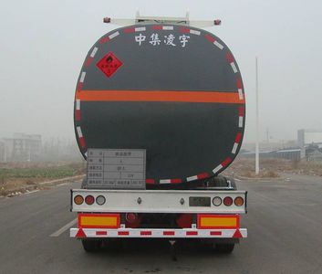 Lingyu  CLY9400GLY Asphalt transport semi-trailer