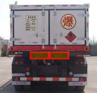 Wuyue  TAZ9340GRQ Flammable gas tank transport semi-trailer