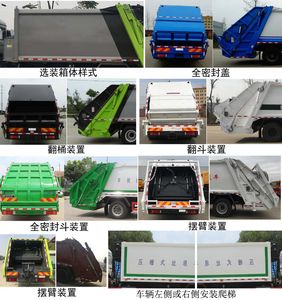 Runzhixing  SCS5180ZYSCA6 Compressed garbage truck