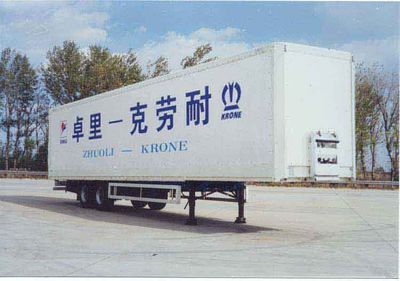 Yuanwei  SXQ9282XXY Box transport semi-trailer