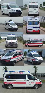 Jiangling Quanshun brand automobiles JX5046XJHMK6D ambulance