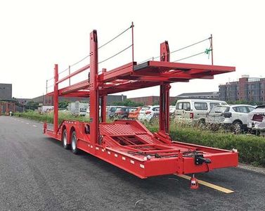 Guotong brand automobiles CDJ9170TCL Central axle vehicle transport trailer