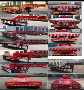 Juyunda brand automobile LZY9402TDP Low flatbed semi-trailer