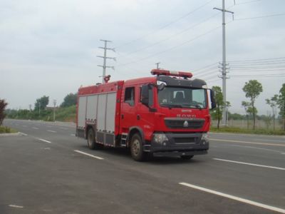 Jiangte brand automobiles JDF5163GXFSG50 Water tank fire truck