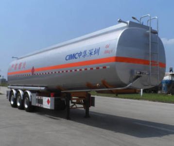 CIMC ZJV9407GRYSZB Flammable liquid tank transport semi-trailer