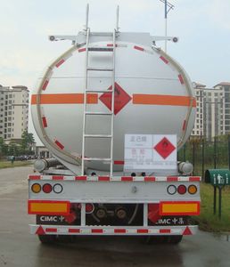 CIMC ZJV9407GRYSZB Flammable liquid tank transport semi-trailer