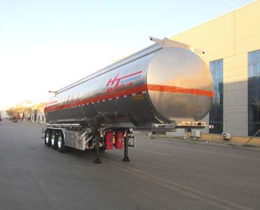 Jining Hongtai brand automobiles NHT9400GYY Aluminum alloy oil transport semi-trailer