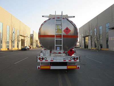 Jining Hongtai brand automobiles NHT9400GYY Aluminum alloy oil transport semi-trailer