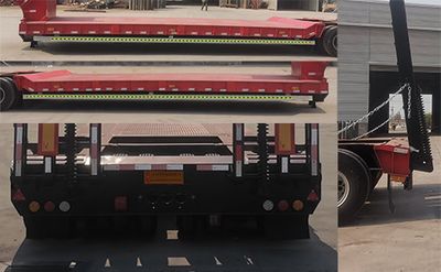 Changxing Automobile CXC9400TDPXZ Low flatbed semi-trailer