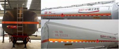 Ruijiang  WL9350GYYA Aluminum alloy oil transport semi-trailer