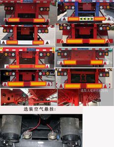 Junhua Xing brand automobiles LJH9400TPBE Flat transport semi-trailer