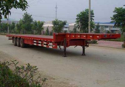 Jinwan  LXQ9400TDP Low flatbed semi-trailer