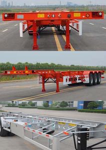 Tianjun Dejin brand automobiles TJV9409TJZG Container transport semi-trailer