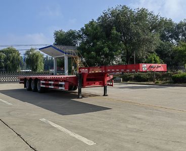 Tonghua  WTY9401TDP3 Low flatbed semi-trailer