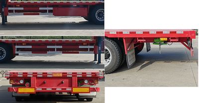 Tonghua  WTY9401TDP3 Low flatbed semi-trailer