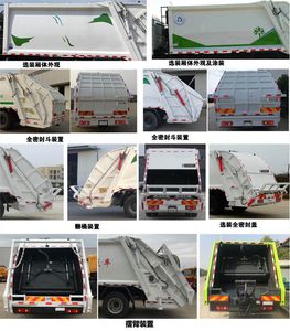 Runzhixing  SCS5250ZYSEQ6 Compressed garbage truck