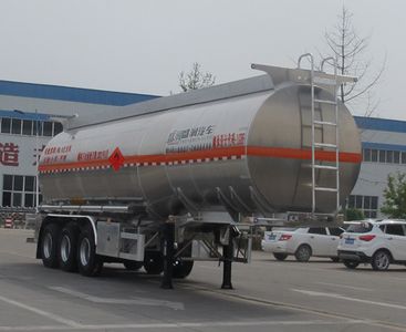 Shengrun  SKW9404GRYB Aluminum alloy flammable liquid tank transport semi-trailer