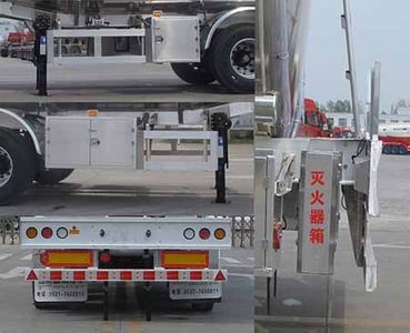 Shengrun  SKW9404GRYB Aluminum alloy flammable liquid tank transport semi-trailer