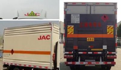 Jianghuai brand automobiles HFC5080TQPXV3Z Gas cylinder transport vehicle