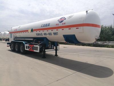 Huida brand automobiles YHD9402GDY Low temperature liquid transport semi-trailer