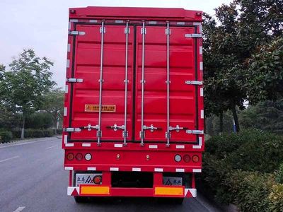 Zhongzhi Huaxing brand automobiles JLQ9400XYK Wing opening box semi-trailer