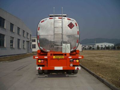 Zhongshang Automobile ZL9402GHY Chemical liquid transportation semi-trailer