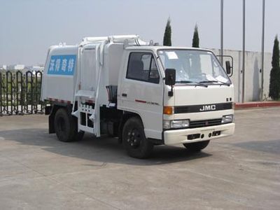 Unique  JTZ5041ZLJ Sealed self dumping garbage truck