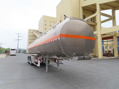 Luping Machinery LPC9400GRYS Aluminum alloy flammable liquid tank transport semi-trailer