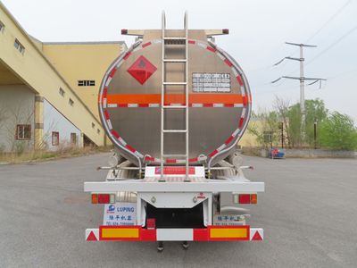 Luping Machinery LPC9400GRYS Aluminum alloy flammable liquid tank transport semi-trailer