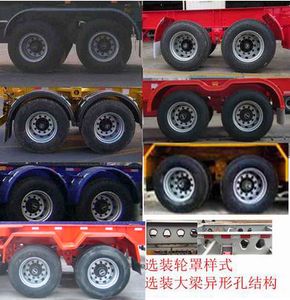 Luffy YFZ9350TWY Transport semi-trailer of dangerous goods tank frame