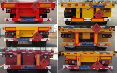 Luffy YFZ9350TWY Transport semi-trailer of dangerous goods tank frame