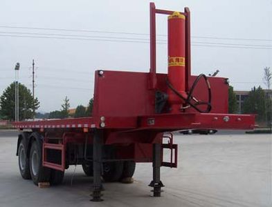 Luquan  JZQ9340ZZXP Flat dump semi-trailer